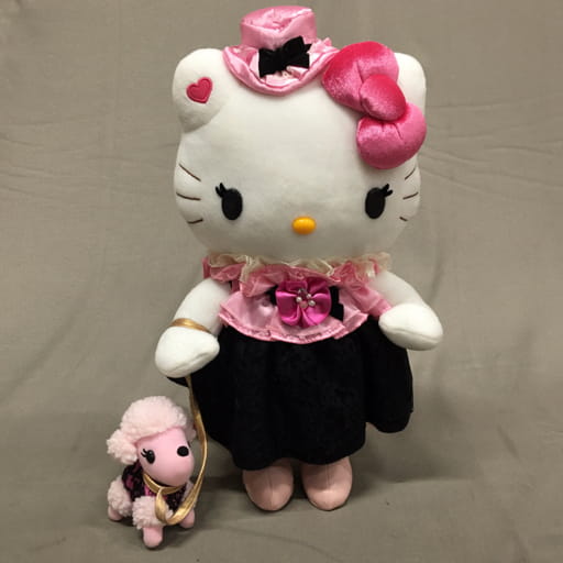 サンリオ ハローキティ × モモベリー プードル 黒ピンク ドレス ぬいぐるみ