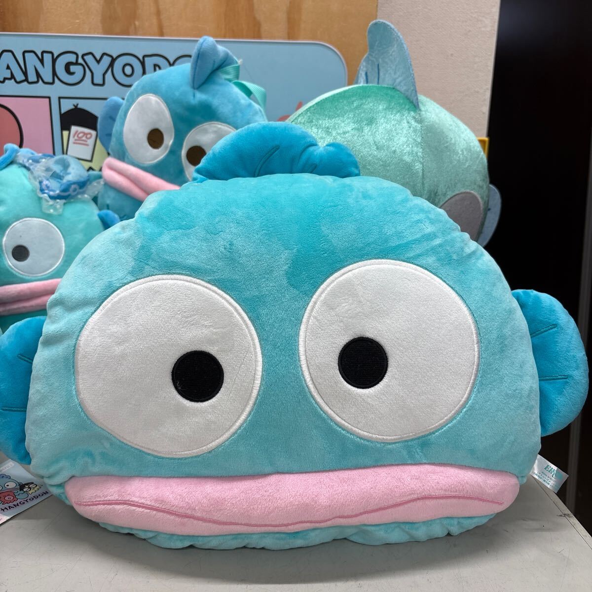 ハンギョドン サンリオ ぬいぐるみ クッション リュック 小物 テーブル 他 ハンギョドングッズ まとめて (5)